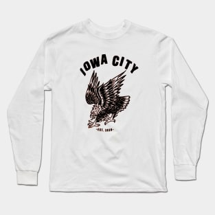 Iowa City Eagle Long Sleeve T-Shirt